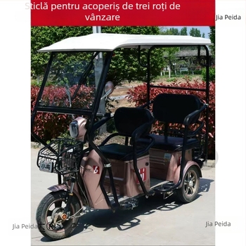 Parbriz frontal pentru motocicletă-triciclu, sticlă securizată