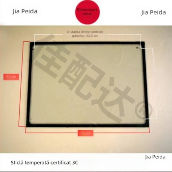 Parbriz frontal pentru motocicletă-triciclu, sticlă securizată