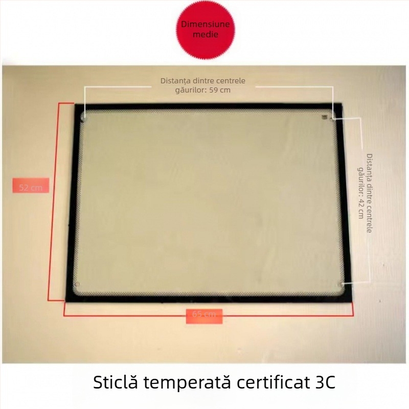 Parbriz frontal pentru motocicletă-triciclu, sticlă securizată