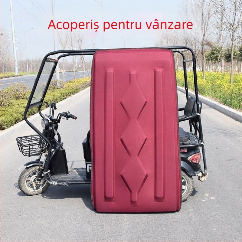 Parbriz frontal pentru motocicletă-triciclu, sticlă securizată