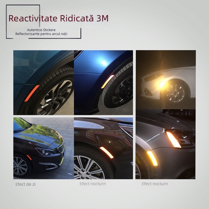 3M Diamond Level 4090 Autocolant reflectorizant pentru bara frontală, bandă reflectorizantă pentru aripile roților, protecție împotriva zgârieturilor, temperatură de funcționare -20°C până la 50°C