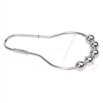 OnePlus Inel pentru perdea, formă sferică, oțel inoxidabil 304, stil modern