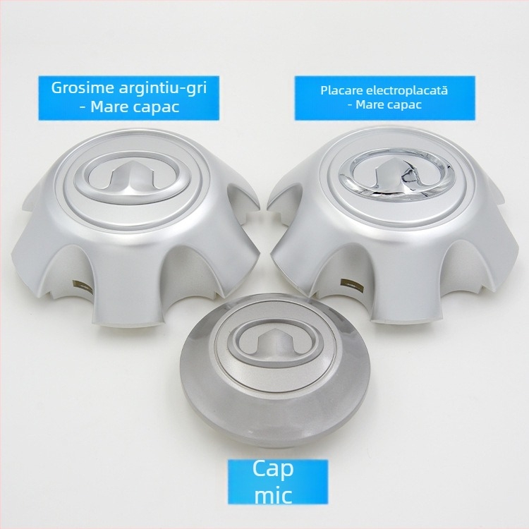 Capace de jantă și capac central pentru Great Wall Haval H5 Windrunner 5/6/7 — cauciuc, universal