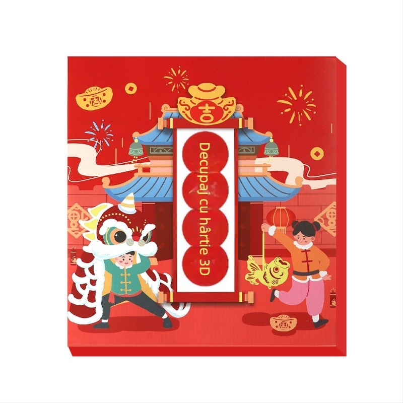 Decupaj DIY pentru fereastra de Anul Nou pentru copii – handmade, tăiere cu hârtie pentru fereastra, zodii în stil chinezesc