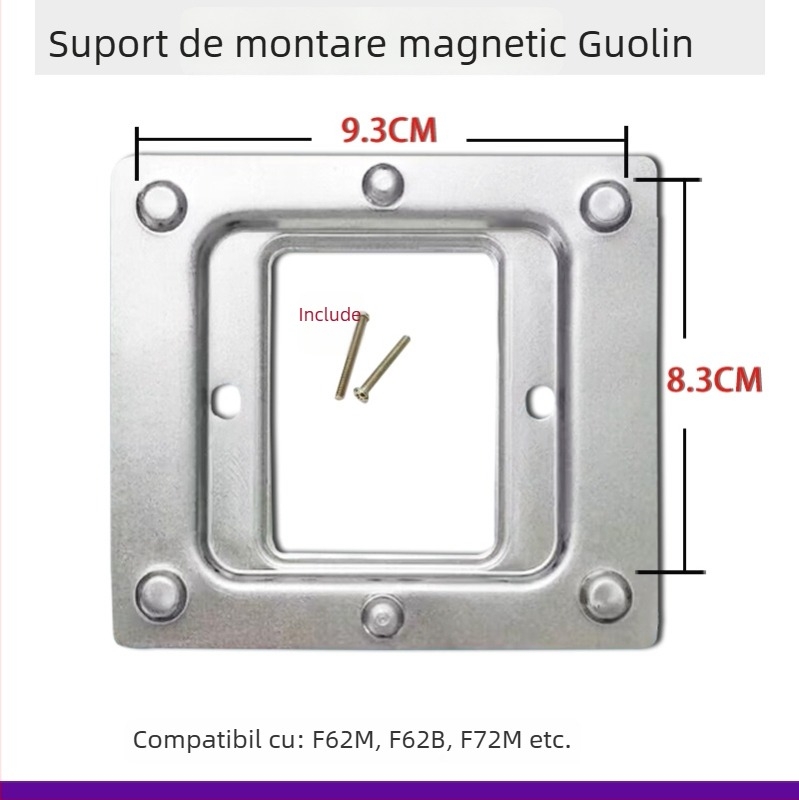 Bază magnetică pentru unitatea internă a videointercomului Guanlin, compatibilă cu GL8-F62M, GL7-72M, GL7-F62B