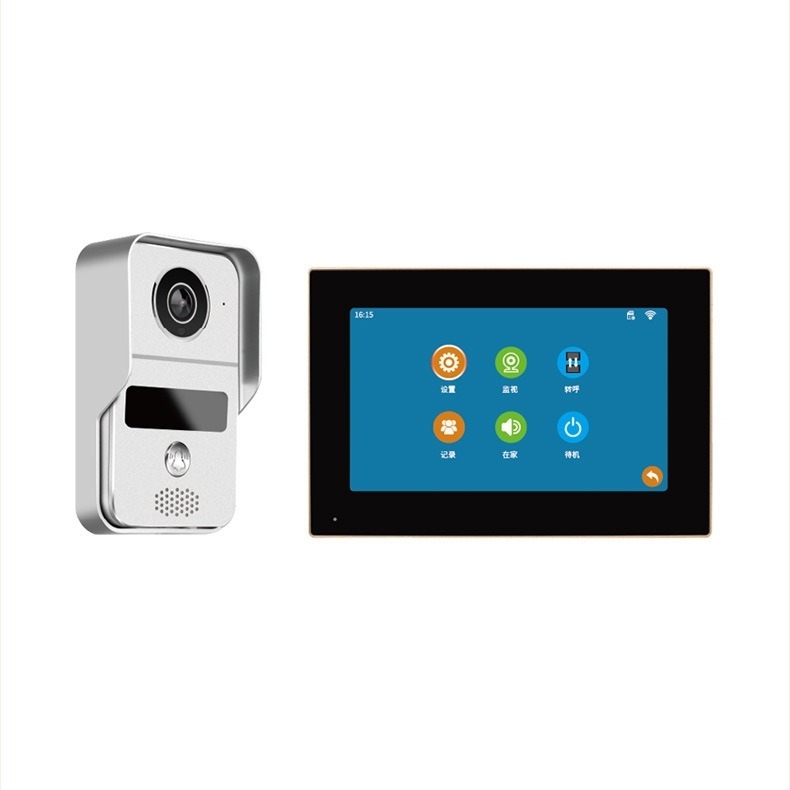 Sonerie video pentru ușă cu viziune pe timp de noapte, fotografiere și înregistrare video, detecție de mișcare - Model RB-WF-003, 12V DC