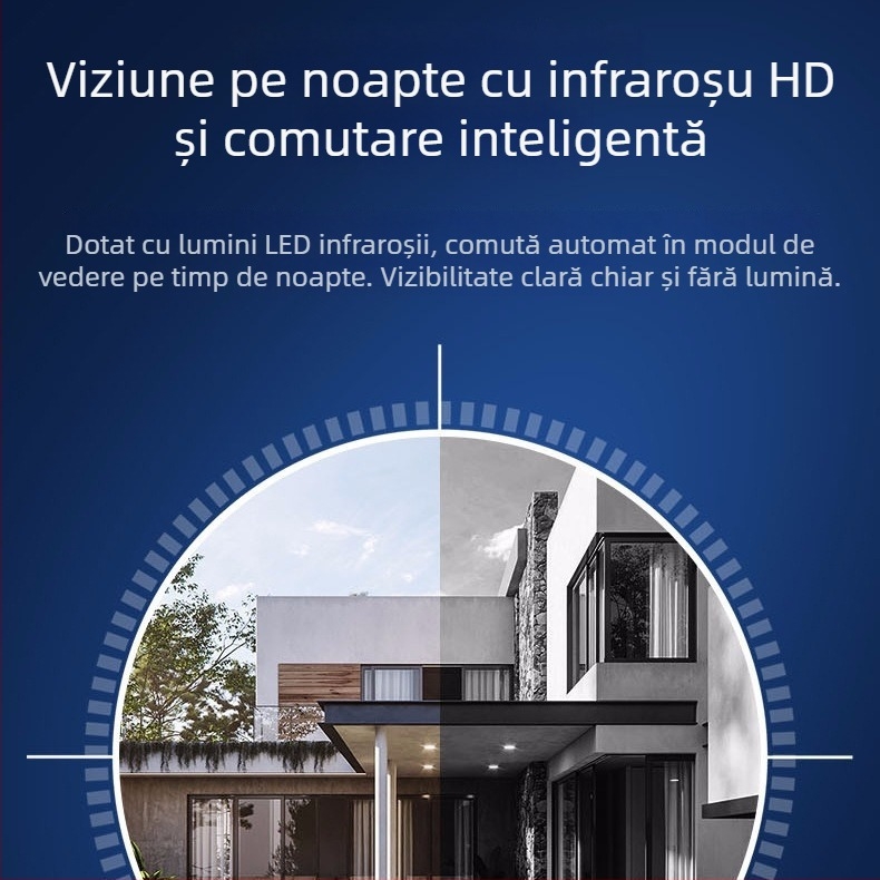 Sonerie video wireless HD, IP65 impermeabilă, alimentare 5V, monitorizare prin aplicație, intercom, model M15