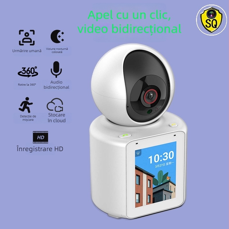 Cameră WiFi pentru supraveghere, 1080p, obiectiv 2,8 mm, iluminare minimă 3,6 lux, IR până la 5 m
