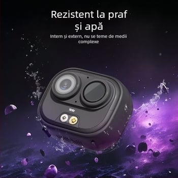 Cameră de supraveghere inteligentă cu vedere nocturnă, 1080p, exterior, rază 10–30 m, control prin aplicație