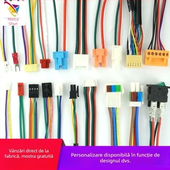 Prelucrare cabluri terminale Dupont – izolație siliconată la temperaturi înalte, cabluri ecranate, certificate UL/UL817, contacte personalizate