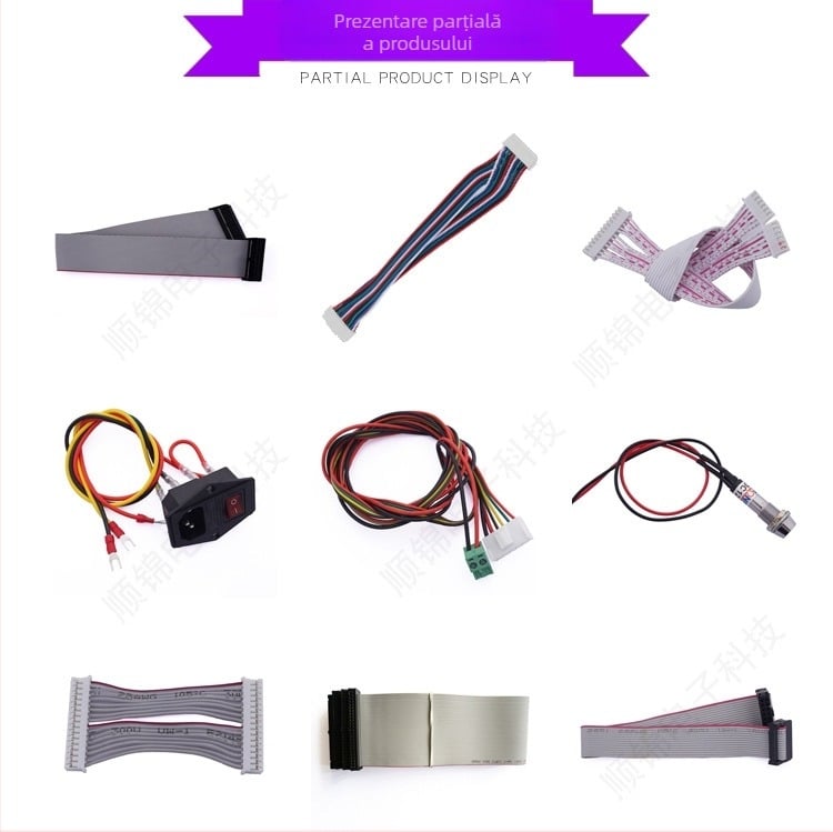 Prelucrare cabluri terminale Dupont – izolație siliconată la temperaturi înalte, cabluri ecranate, certificate UL/UL817, contacte personalizate