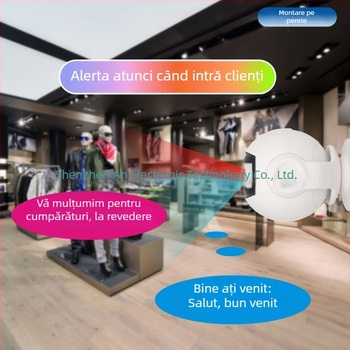 Bonlor sonerie de ușă cu inducție, model Br–wc–s, alimentare: baterie sau adaptor, tensiune: 5V