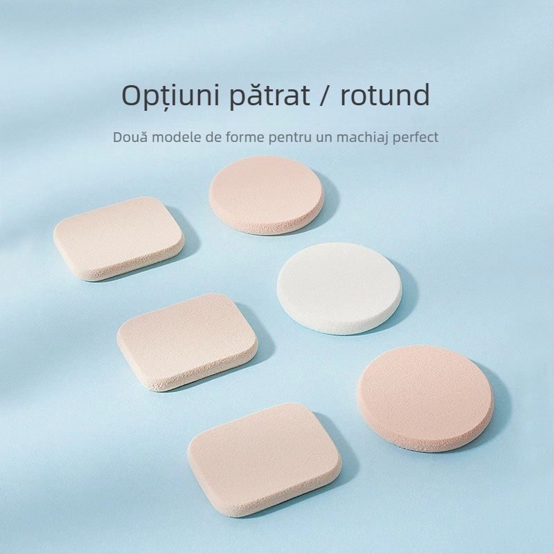 Today's Escape Puff umed, SBR, rotund, 2 bucăți — prietenos cu pielea, elastic, instrument de machiaj de studio cu utilizare dublă