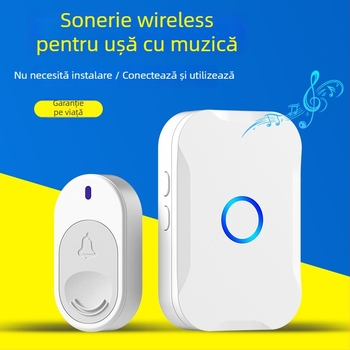 Sonerie wireless pentru uz casnic CX-ZB8093, 90-250V, <=0.5W, melodie de 58 tonuri, utilizare casnică