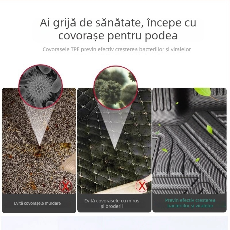 Covoraș podea Hyundai Staria din cauciuc – impermeabil, potrivire universală, pentru LHD/RHD, imprimare logo disponibilă, personalizabil