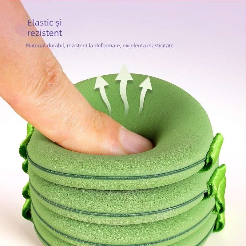 Puf de pudră dublu-față, ultra-moale, formă de picătură, pentru utilizare uscată și umedă, instrument cosmetic, marca Wawolfriel/Wufu