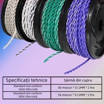 Cablu difuzor auto — Xiangya, înveliș PVC, certificare ne-standard, destinat pentru audio și video