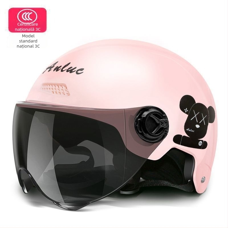 Cască pentru vehicul electric, PP polipropilenă, cască tip semi, universală, vară, călătorii (Polypropylene PP; Cască semi; Universală; Vară; TCO99)