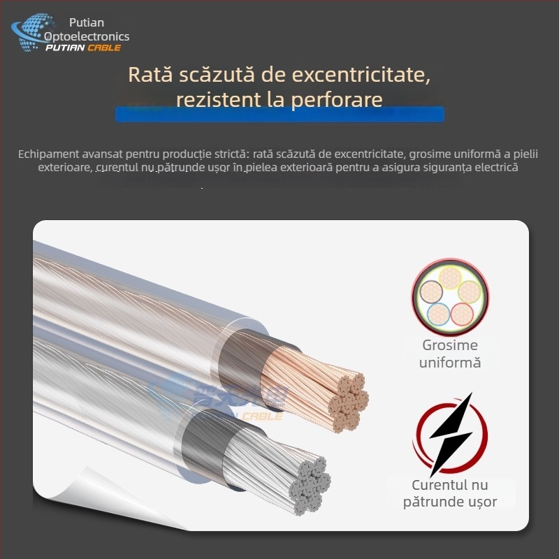 Cablu audio Hi-Fi auriu și argintiu pentru difuzoare, 100–600 nuclee, pentru subwoofer și amplificator