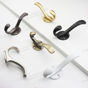 Cuier de perete din aliaj de aluminiu, cu gaură – HK027, stil lux ușor