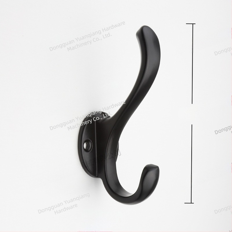 Cuier de perete din aliaj de aluminiu, cu gaură – HK027, stil lux ușor