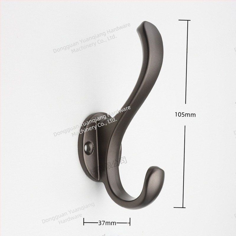 Cuier de perete din aliaj de aluminiu, cu gaură – HK027, stil lux ușor