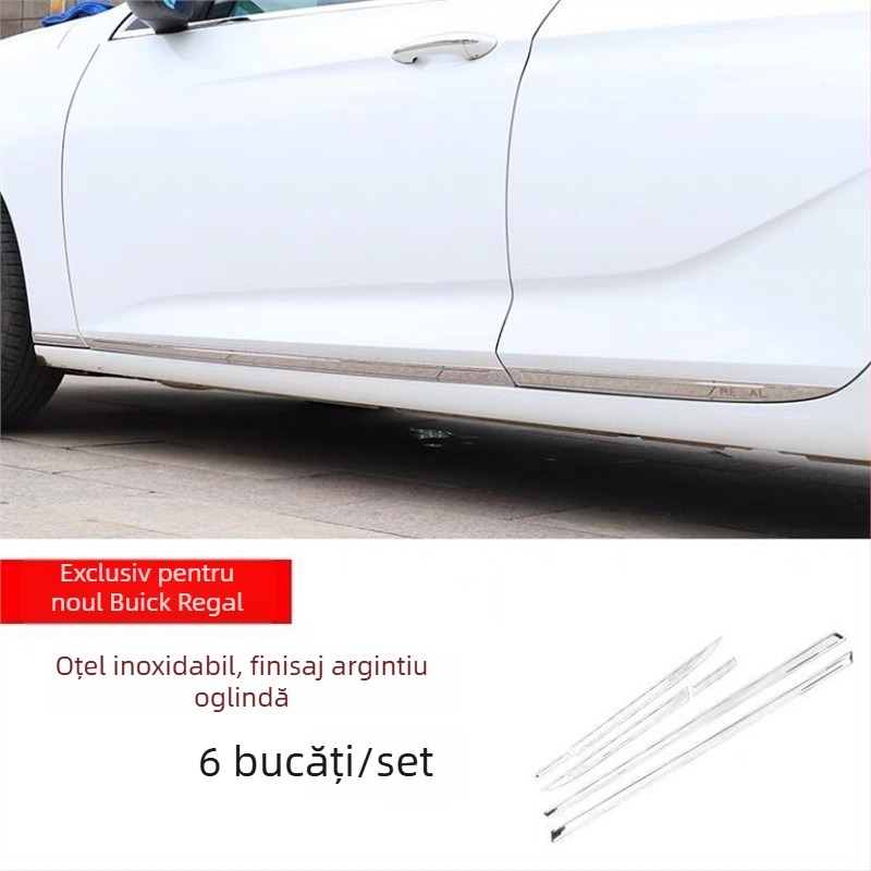 Bandă decorativă pentru geam Buick Regal – oțel inoxidabil, montaj, margine de ușă
