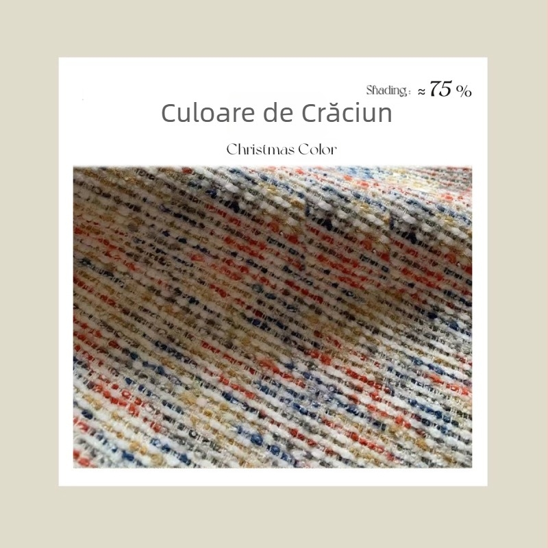 Draperie Jacquard în stil minimalist italian pentru living, sufragerie și dormitor — poliester, jacquard, protecție solară și UV, izolație termică, izolație fonică, semi-umbrire 40–70%