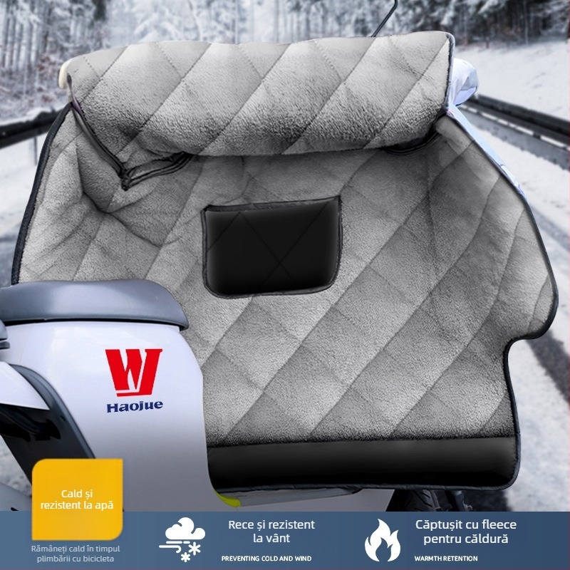 Husă pentru parbriz scuter Uhr125 – rezistentă la uzură, căptușeală din fleece gros pentru iarnă