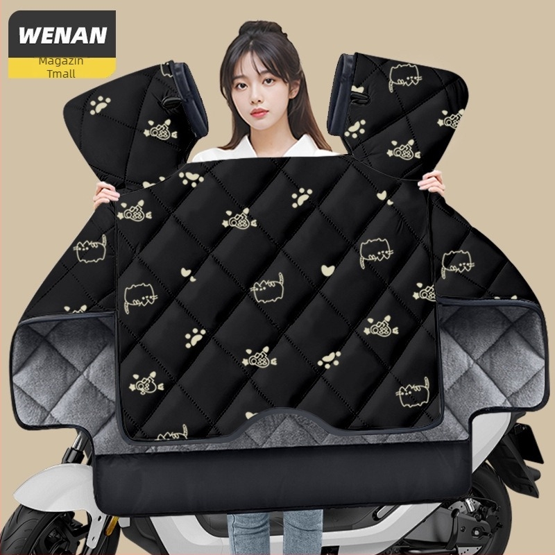 Husă pentru parbriz scuter Uhr125 – rezistentă la uzură, căptușeală din fleece gros pentru iarnă