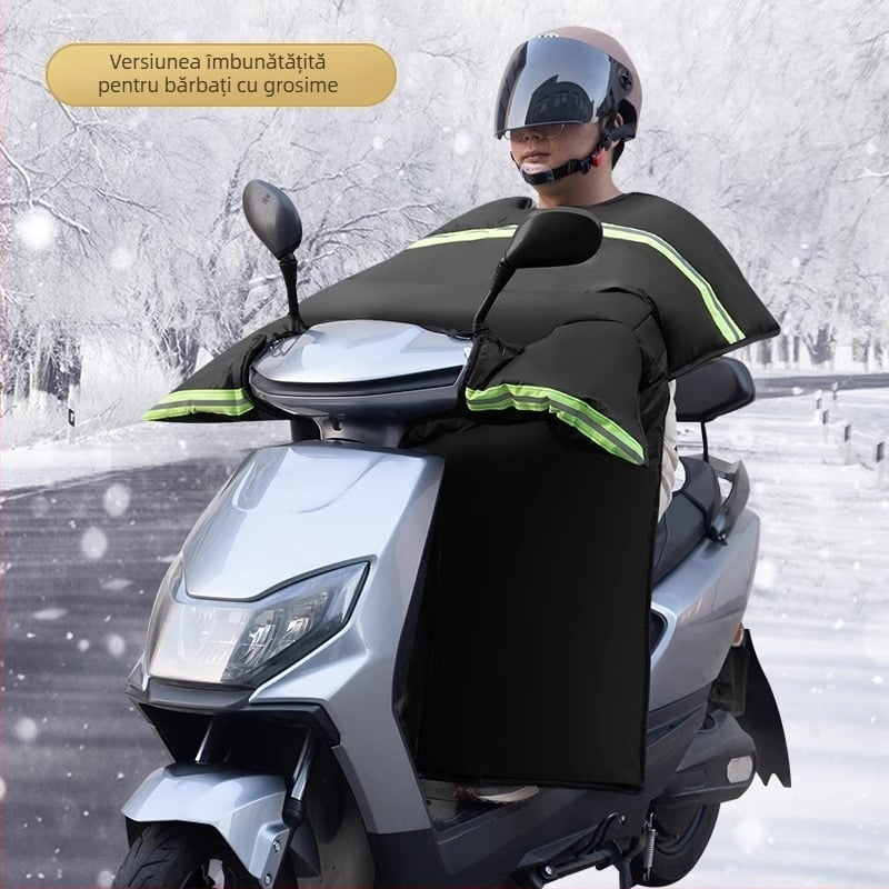 Husă pentru parbriz scuter Uhr125 – rezistentă la uzură, căptușeală din fleece gros pentru iarnă