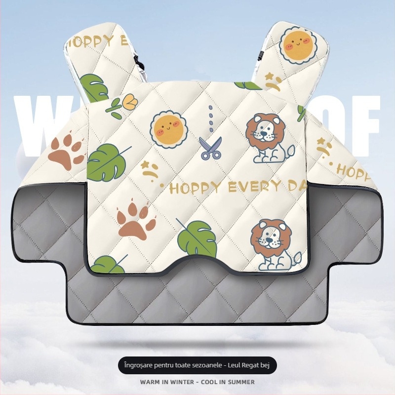 Husă pentru parbriz scuter Uhr125 – rezistentă la uzură, căptușeală din fleece gros pentru iarnă