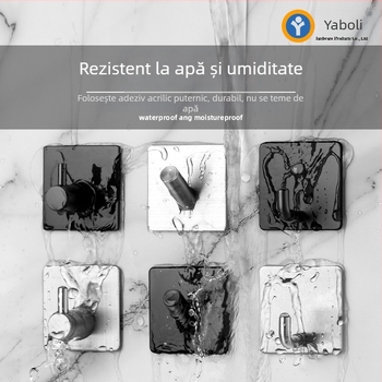 Concise-1 Cârlig din oțel inoxidabil 304 fără găuri pentru haine și depozitare în dulap — stil modern minimalist