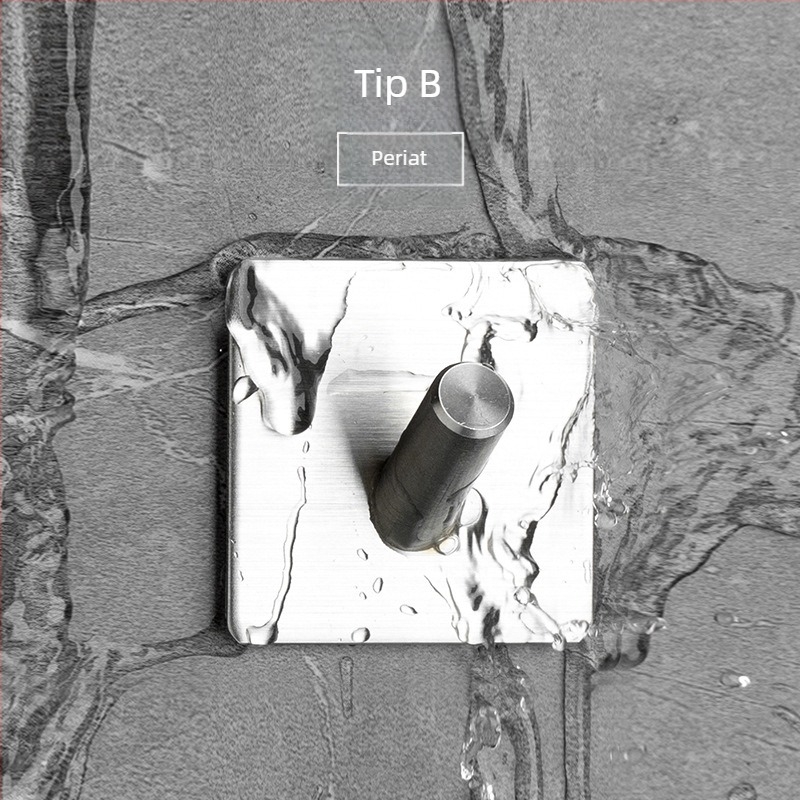 Concise-1 Cârlig din oțel inoxidabil 304 fără găuri pentru haine și depozitare în dulap — stil modern minimalist