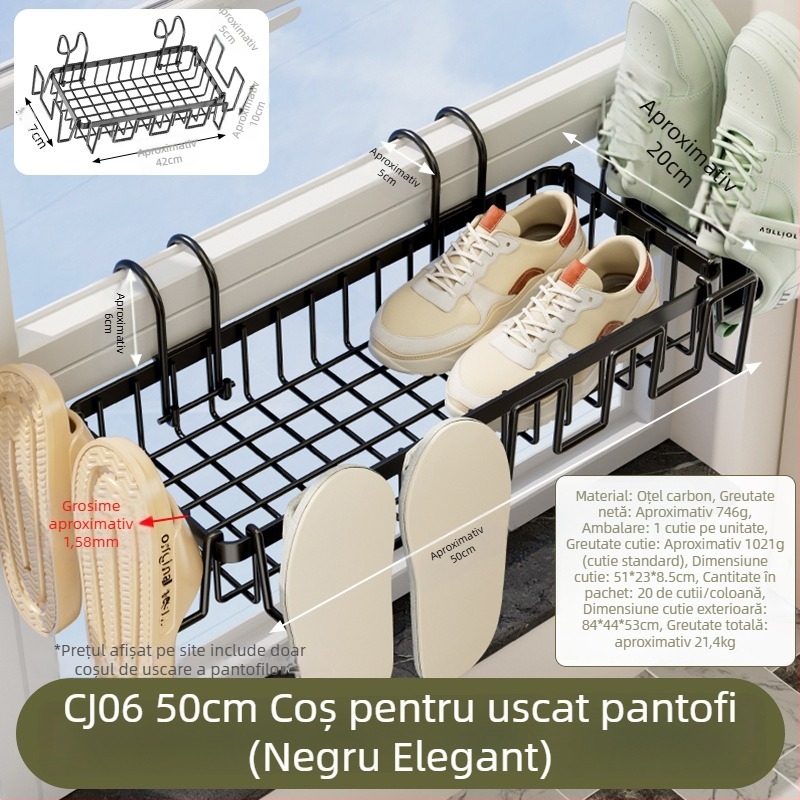 Guangkai Coș de uscare din oțel cu carbon, cu un singur nivel, stil minimalist modern