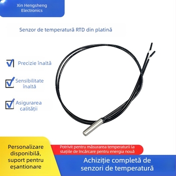Pt1000 Senzor de temperatură pentru stații de încărcare vehicule electrice, senzor RTD plug-in