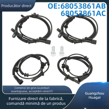 Senzor de viteză a roții ABS pentru Dodge Ram 1500 (2013-2018); Modele 68053861ab/ac/ad, 68231044ab; Carcasă: ABS+ metal; Cod produs GZHG0922-005148