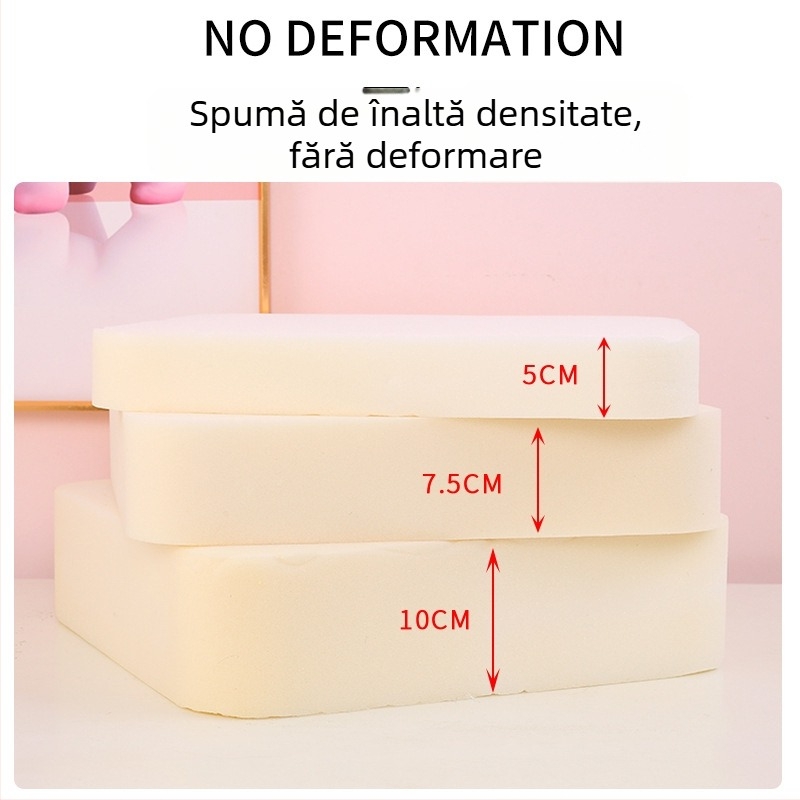Perne de scaun pentru elevi, groasă, care mărește înălțimea, antialunecare, model desen animat, material bumbac-lin