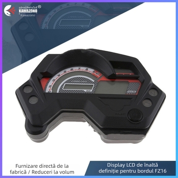 KAWAZONO panou instrument LCD FZ16 pentru Yamaha FZ16 – material ABS, compatibil cu FZ16