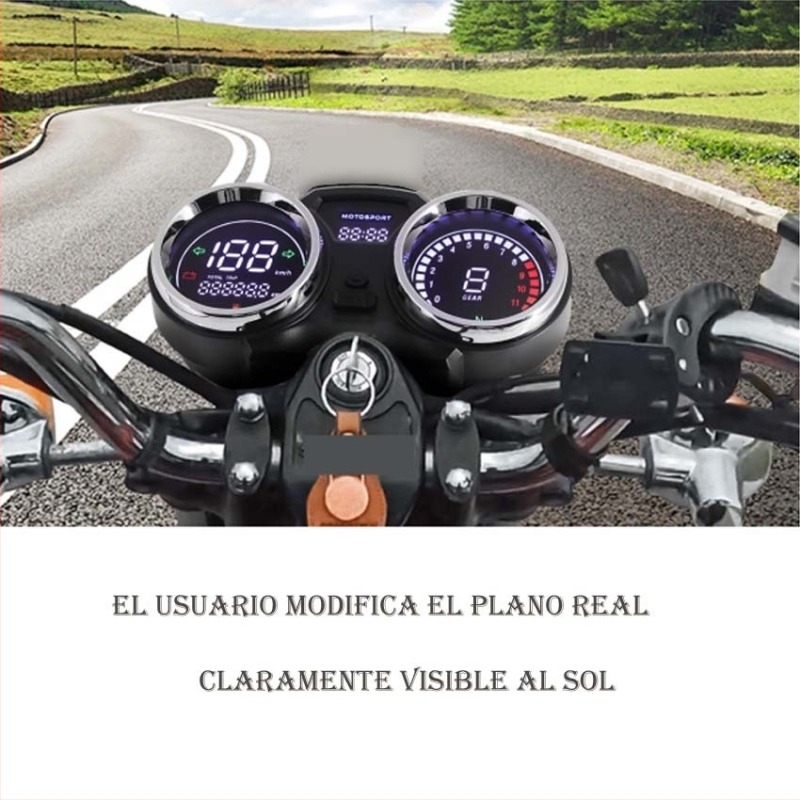 Panou de instrumente pentru motocicletă Tiansheng Runtong, material ABS/PP/PMMA, precizie de măsurare 1%, greutate 1,2 kg