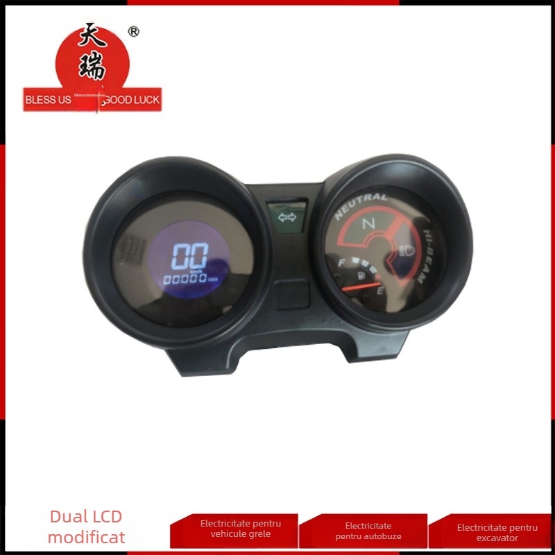 Panou de bord pentru motocicletă – afișaj LCD unic, Tianruixiang TITAN150