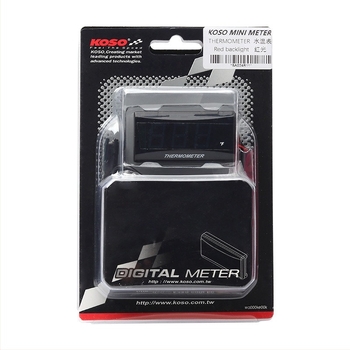 KOSO indicator de temperatură a apei pentru motocicletă, universal, afișaj LED LCD mini, afișaj digital în Fahrenheit