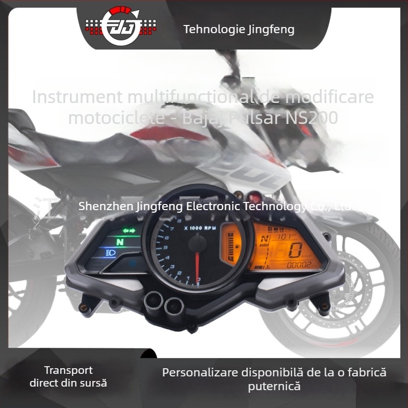 Măsurător digital LCD pentru motocicletă Bajaj Pulsar 200NS – 12V, BAJAJ200NS, Vitezometru și Odometru