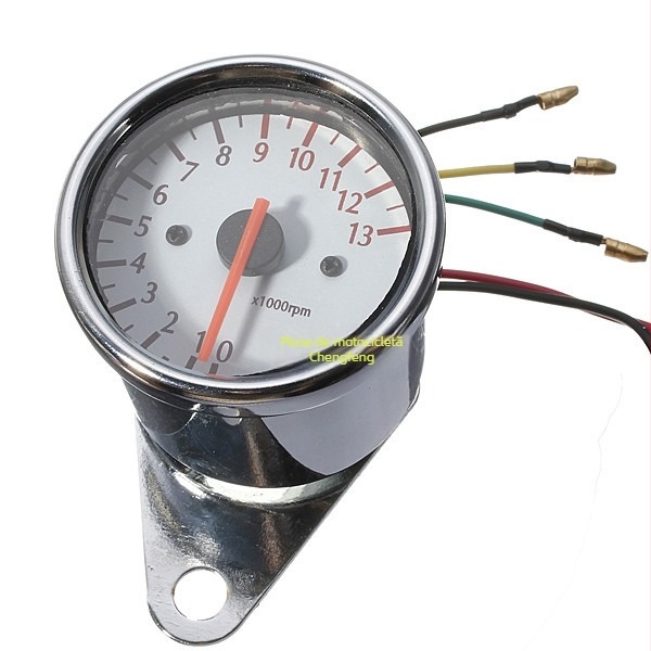 Tachometru electronic pentru motocicletă CF-electronic tachometer cu afișaj digital și indicator cu ac, stil retro