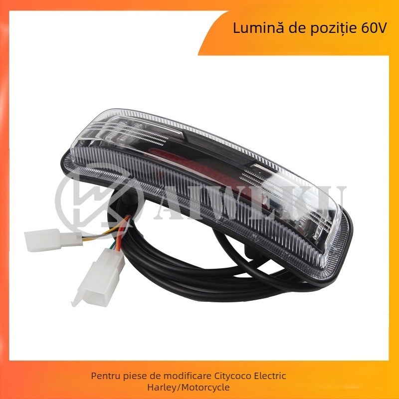 Lampa spate cu semnal de întoarcere pentru Citycoco electric Harley — 60V