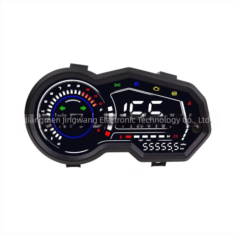 Panou de instrumente pentru motocicletă — compatibil cu Italika 150Z, 150SZ și 170Z; marcă JG; model Loncin 31+ cu convertor.