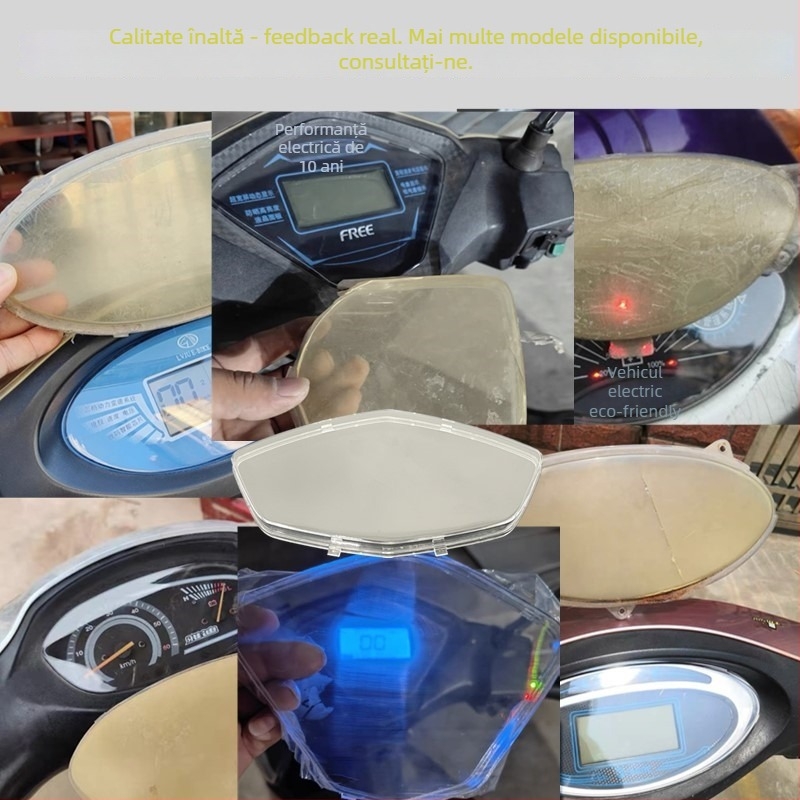 Capac de măsurător pentru scuter și motocicletă, carcasă transparentă a instrumentului, capac superior (Categoria: Altă; Marca: Altă)