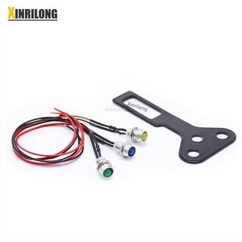 Lumină indicator pentru motocicletă, LED, cu suport, model 000, brand New Rilong