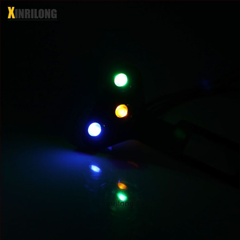 Lumină indicator pentru motocicletă, LED, cu suport, model 000, brand New Rilong