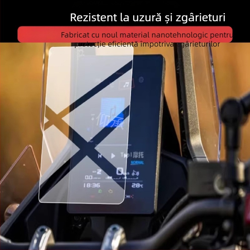 Film frontal pentru panoul de instrumente al motocicletei Wuji DS800X – TPU, HD, compatibil cu HTC
